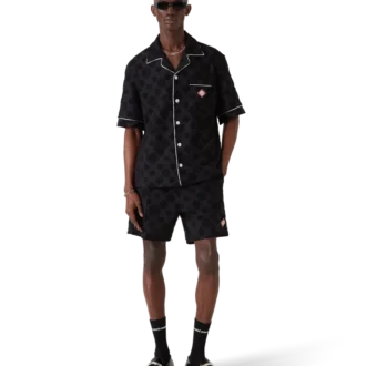 Monogram-Shorts aus Frottee