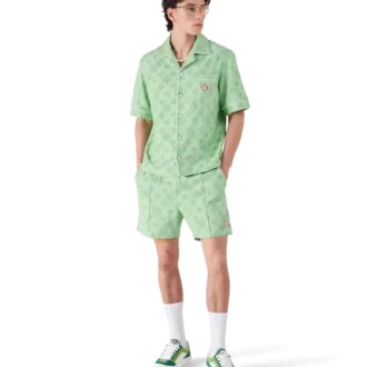 Monogram-Shorts aus Frottee