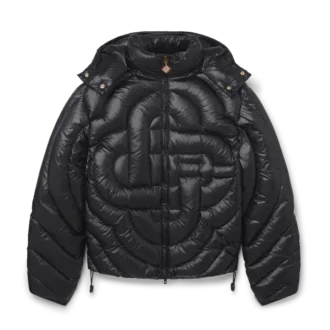Monogram-Steppjacke aus Nylon