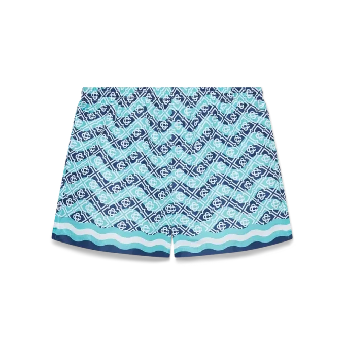 Monogram Wave Badeshorts