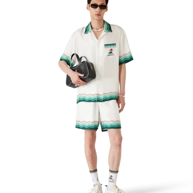 Montagne Ondulee Seidenshorts