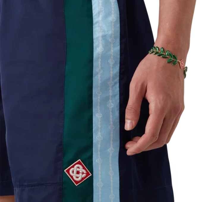 Nadelstreifen-Laurel-Trainingsshorts