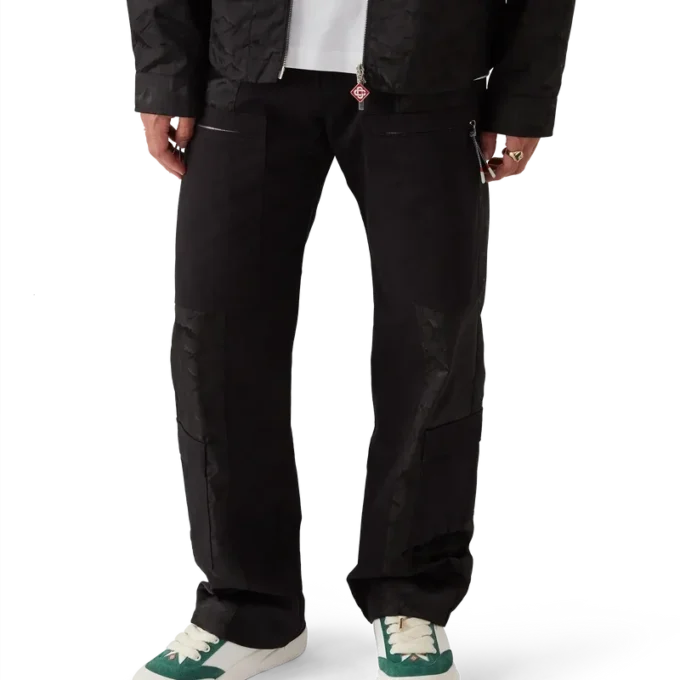 Nylon-Cargo-Hose im Mountain-Camo-Design