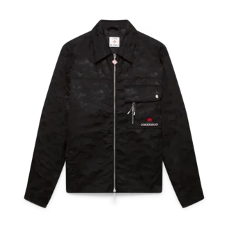 Nylon Mountain Kurzarm-Camo-Reißverschluss-Shorts