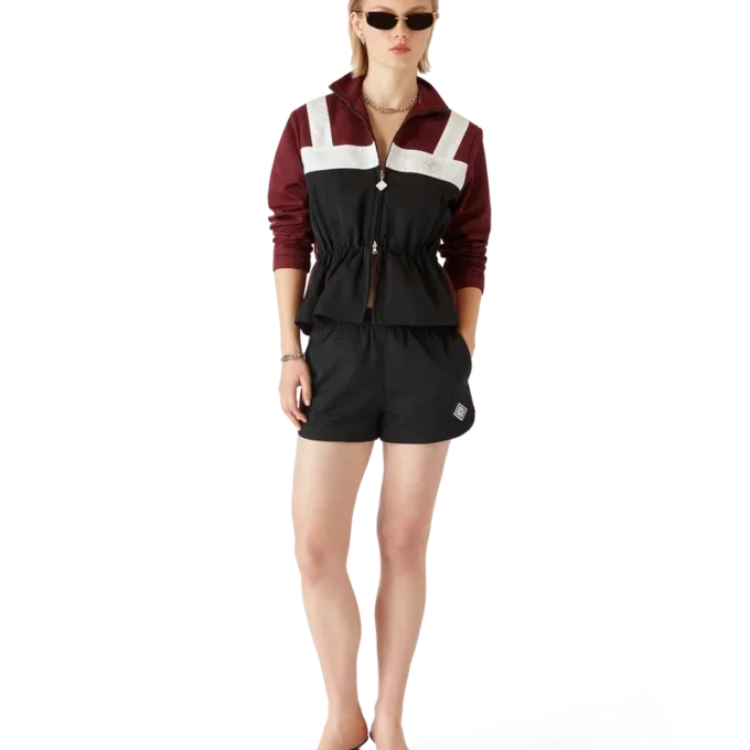 Nylon-Shorts mit Monogramm