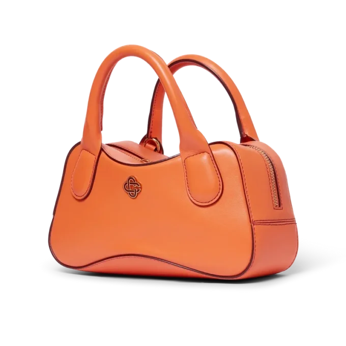 Orangefarbene Micro-Bowlingtasche
