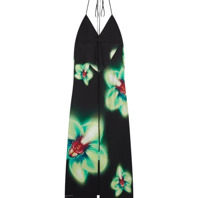 Orchid Glitch Seidenkleid Orchid Glitch Seidenkleid