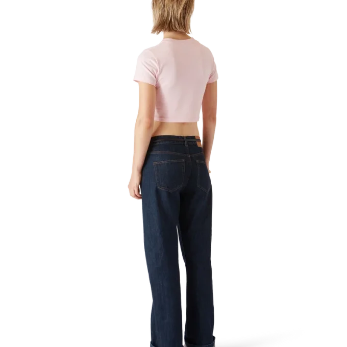 Orchid Logo Cropped Baby Tee Orchid Logo Cropped Baby Tee