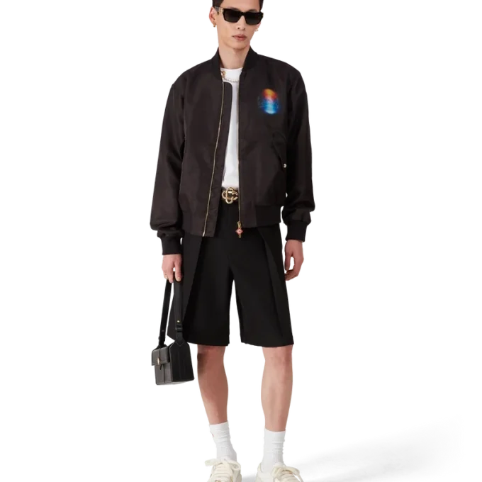 Organza-Bomberjacke mit Farbverlauf Organza-Bomberjacke mit Farbverlauf