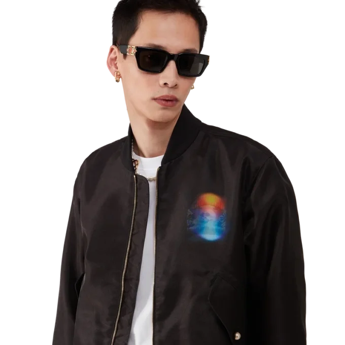 Organza-Bomberjacke mit Farbverlauf Organza-Bomberjacke mit Farbverlauf