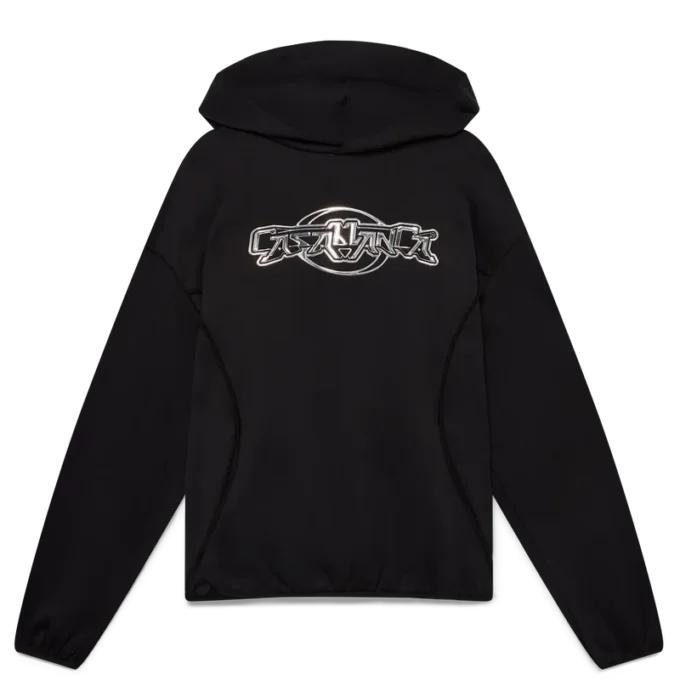 Oversized-Sweatshirt mit Kapuze und Einsätzen