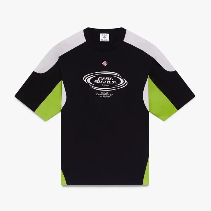 Oversized-T-Shirt mit kurzen Ärmeln und Colour-Blocking