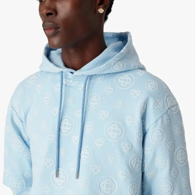 Oversized-T-Shirt mit Monogramm-Applikation und kurzen Ärmeln