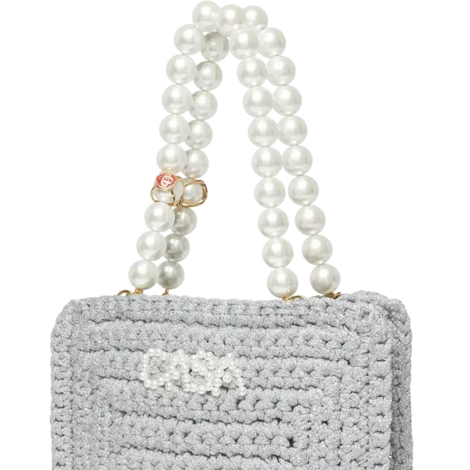 Pearl Mini Crochet Tasche