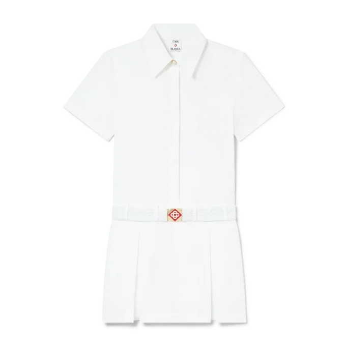 Plissiertes Tennis-Minikleid Plissiertes Tennis-Minikleid