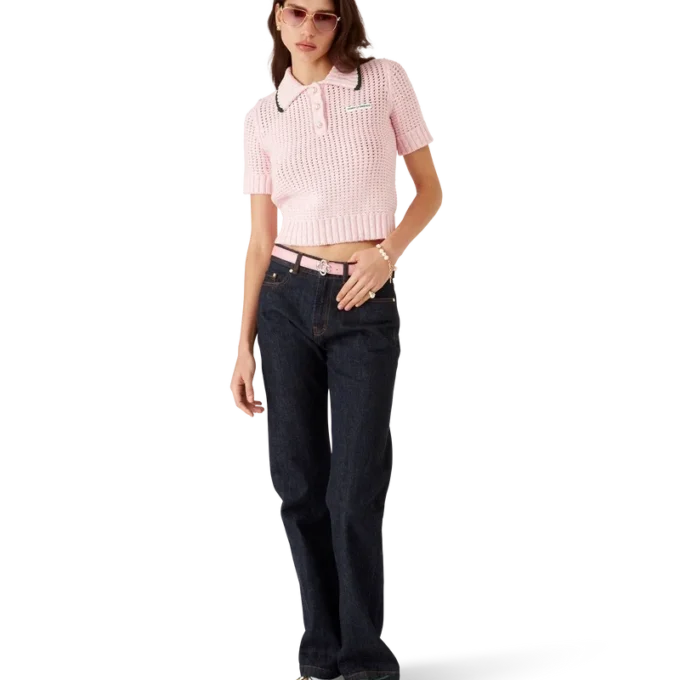 Polohemd aus Baumwoll-Moulina Polohemd aus Baumwoll-Moulina