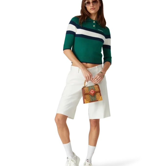 Polohemd mit Farbblock