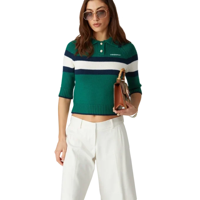 Polohemd mit Farbblock