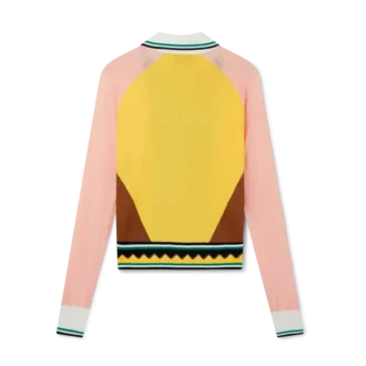 Polohemd mit grafischen Einsätzen