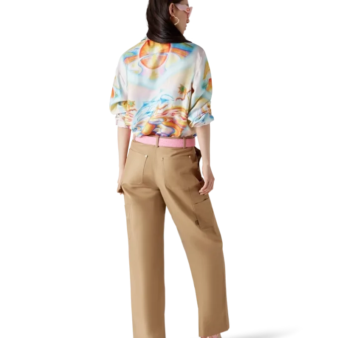 Psychedelic Nirvana Langarm-Seidenhemd Psychedelic Nirvana Langarm-Seidenhemd