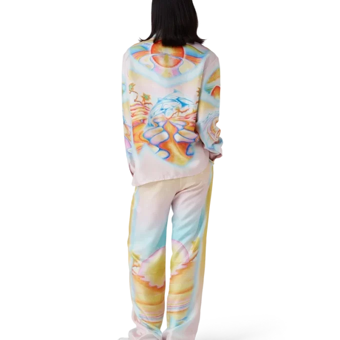 Psychedelic Nirvana Langarm-Seidenhemd Psychedelic Nirvana Langarm-Seidenhemd