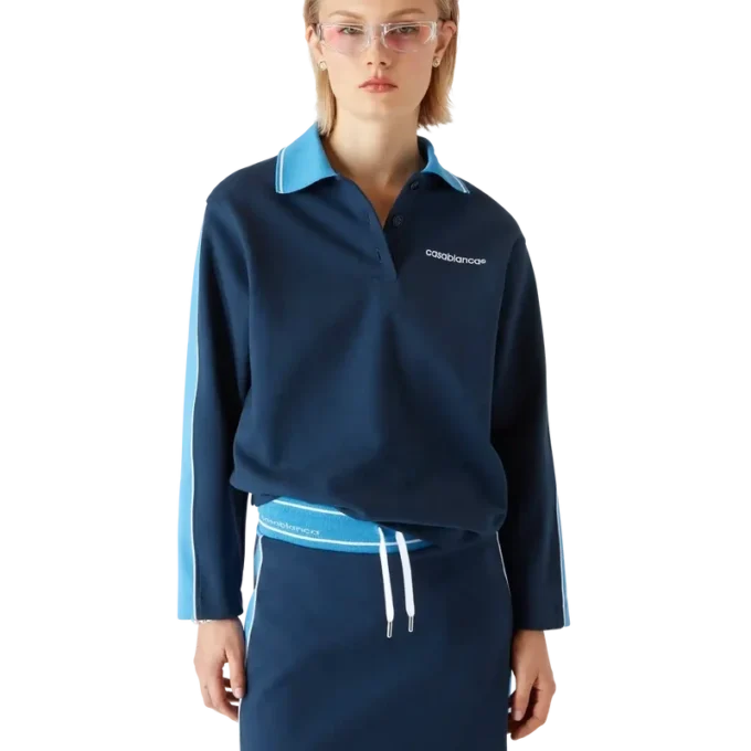 Punto Polo Sweatshirt mit Kragen