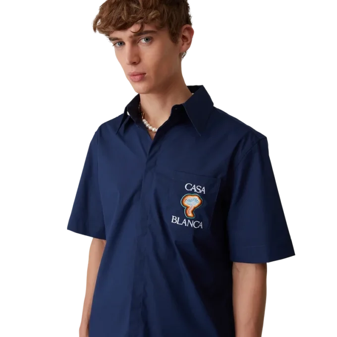 Rainbow Mushroom Kurzarmhemd Rainbow Mushroom Kurzarmhemd