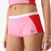 Rosa Monogram-Bikini-Shorts Rosa Monogram-Bikini-Shorts