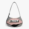 Rosa schmale Biker-Tasche