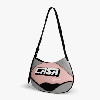 Rosa schmale Biker-Tasche