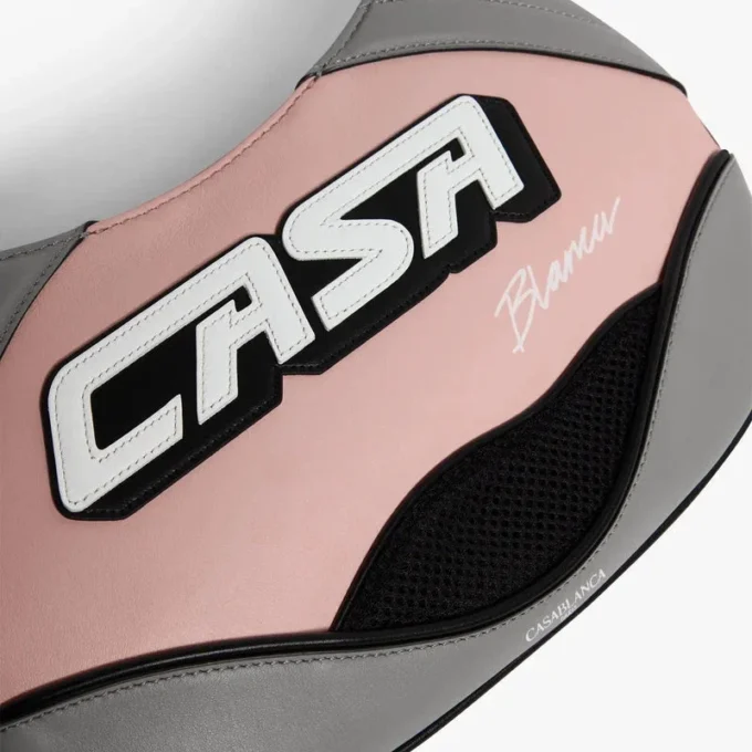 Rosa schmale Biker-Tasche