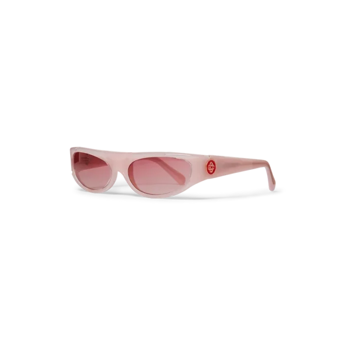Rosa Sportsonnenbrille