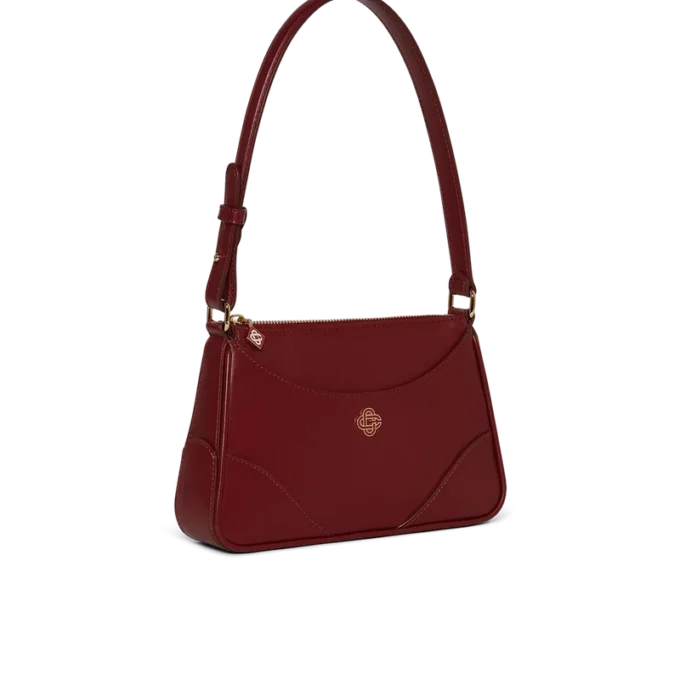 Rote Jeanne Pochette-Umhängetasche Rote Jeanne Pochette-Umhängetasche