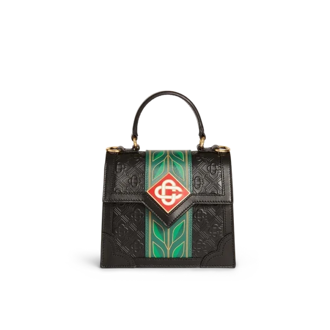 Schwarze Laurel Mini Jeanne Tasche