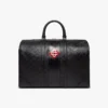 Schwarze Monogram-Weekender-Tasche