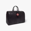 Schwarze Monogram-Weekender-Tasche