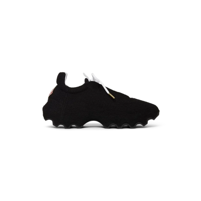 Schwarzer Arch-Strick-Sneaker für Herren Schwarzer Arch-Strick-Sneaker für Herren