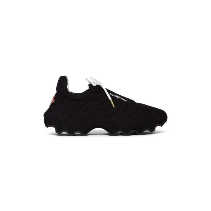 Schwarzer Arch-Strick-Sneaker für Herren Schwarzer Arch-Strick-Sneaker für Herren