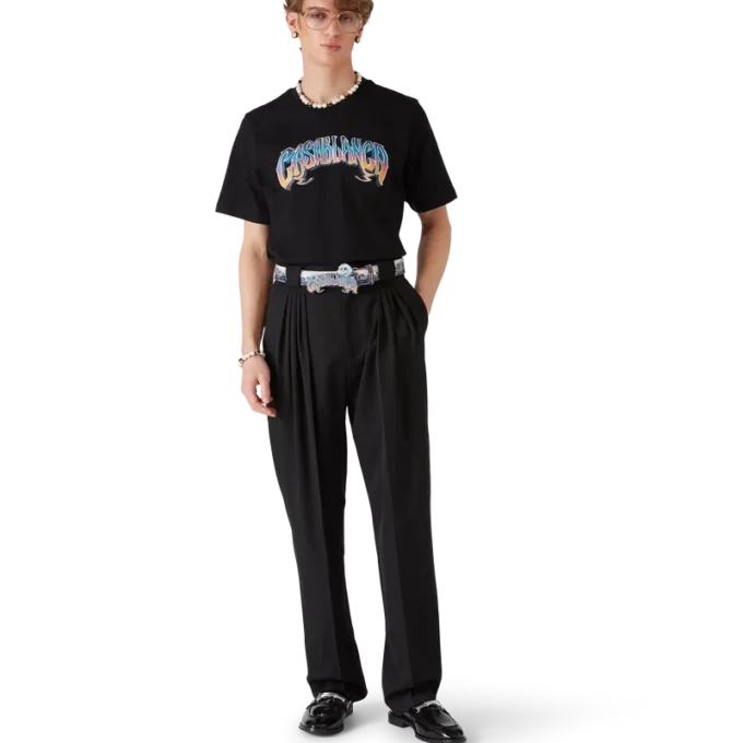 Schwarzer Bamboo Loafer