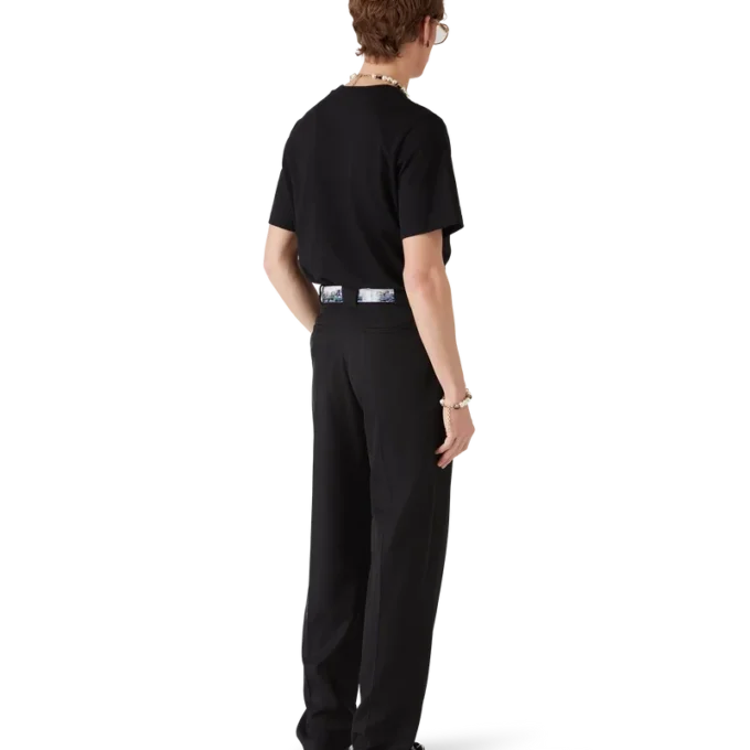 Schwarzer Bamboo Loafer