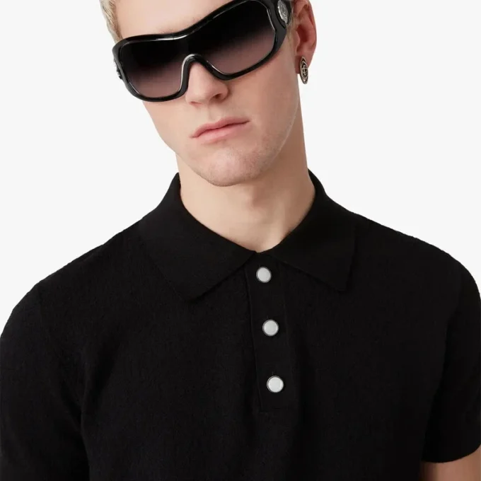 Sonnenbrille „Black Outline Shield“ Sonnenbrille „Black Outline Shield“