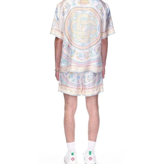 Seidenhemd „Crayon Vase“ Seidenhemd „Crayon Vase“