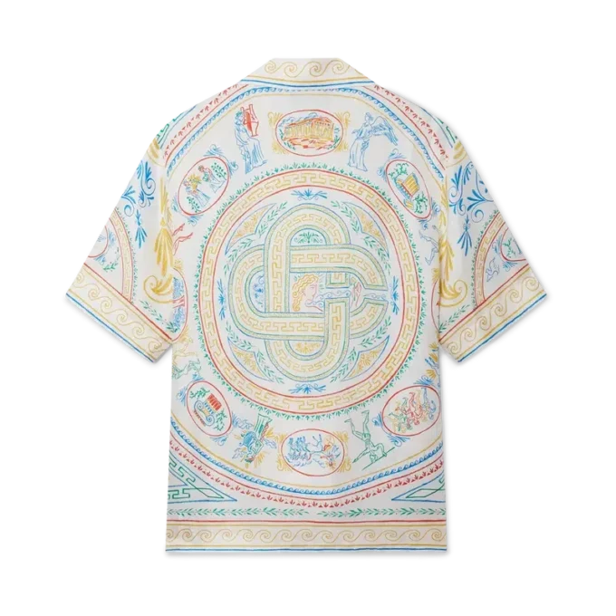 Seidenhemd „Crayon Vase“ Seidenhemd „Crayon Vase“