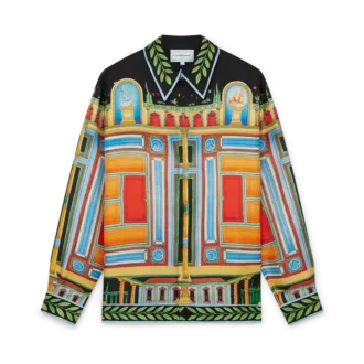 Seidenhemd „Le Palais En Fleur“