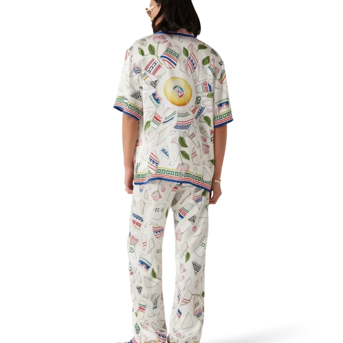 Seidenhose „Le Vase Brise“