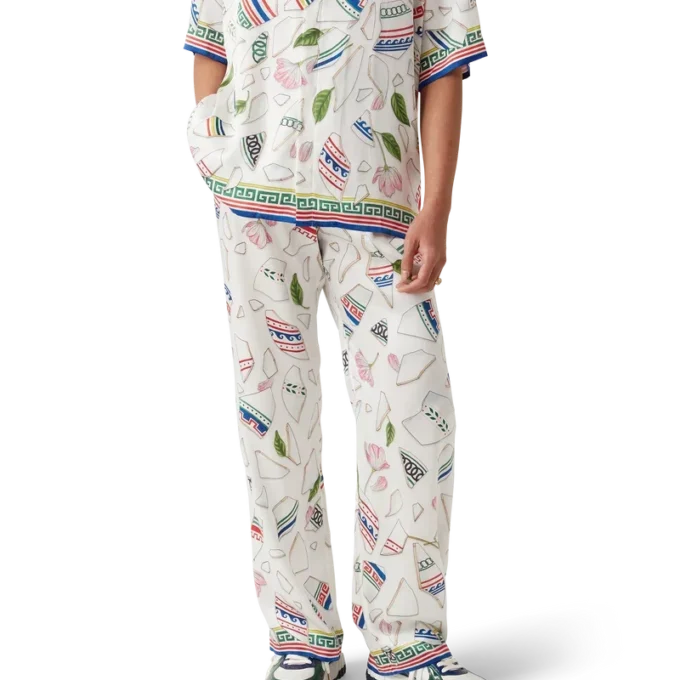 Seidenhose „Le Vase Brise“