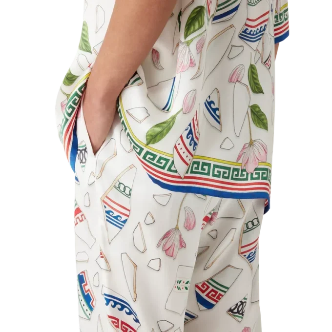 Seidenhose „Le Vase Brise“