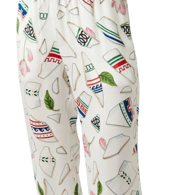 Seidenhose „Le Vase Brise“