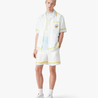 Seidenshorts „Tennis Landscape“