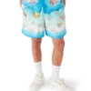 Seidentwill-Shorts mit Kawaii-Motiv